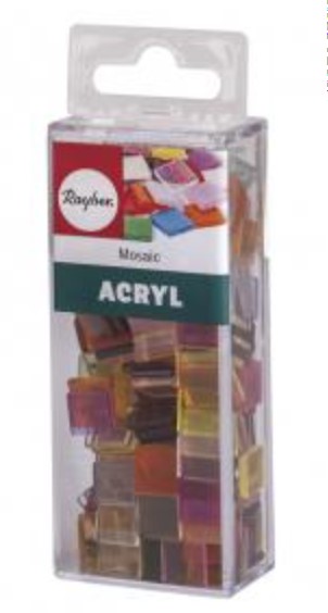 Mosaïque acrylique, transparent